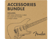 Fender Accessories Bundle Pack - Cable, Tuner, Strap Fender Accessories Bundle Pack - Cable, Tuner, Strap